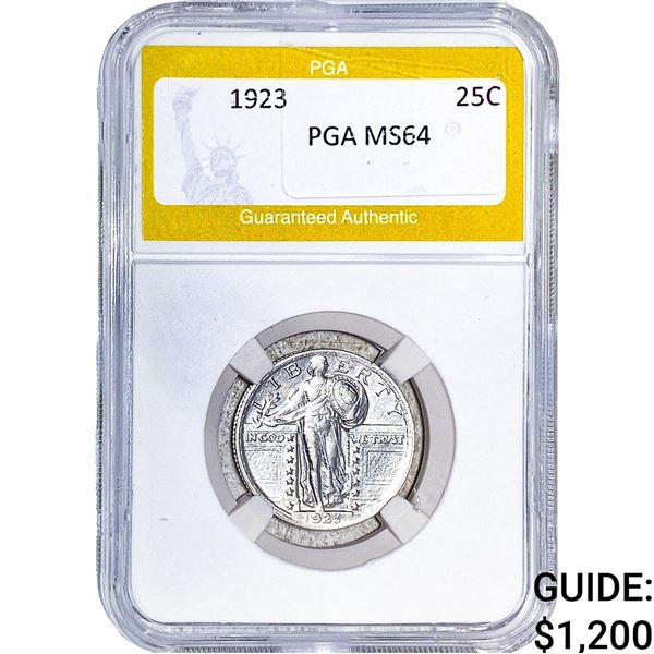 1923 Standing Liberty Quarter PGA MS64