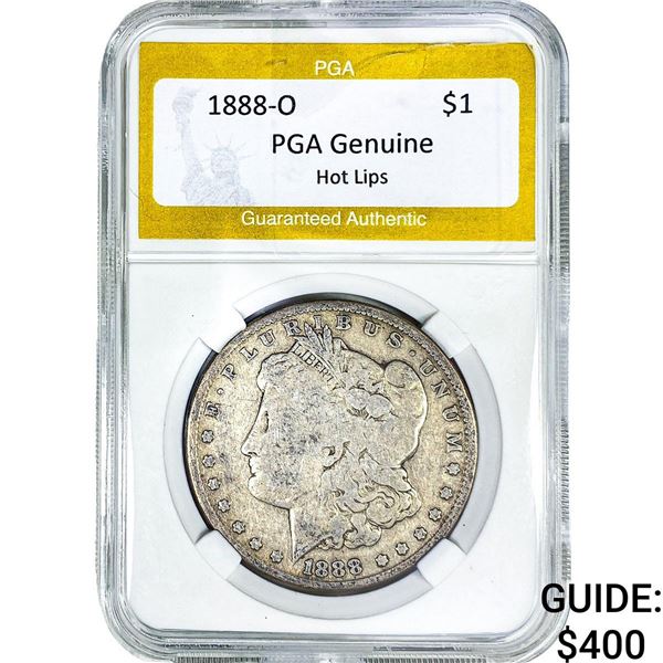 1888-O Morgan Silver Dollar PGA Genuine