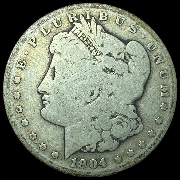 1904-S Silver Morgan Dollar LIGHTLY CIRCULATED