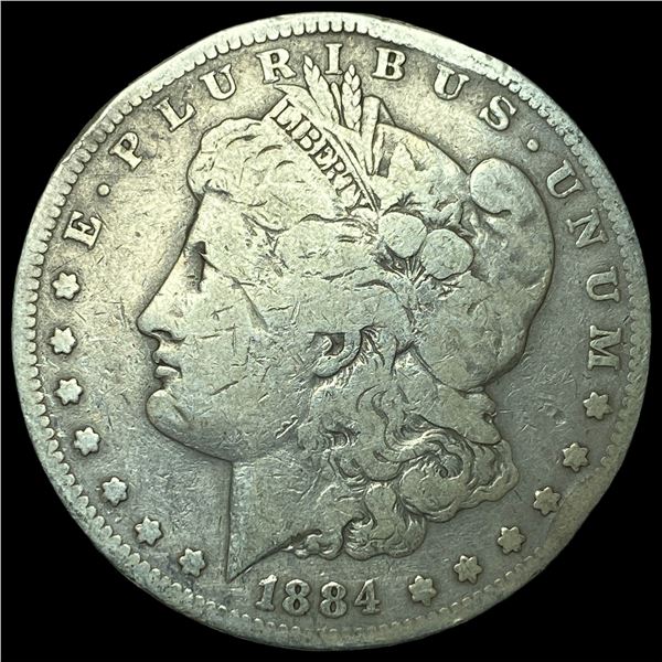 1884-S Silver Morgan Dollar LIGHTLY CIRCULATED