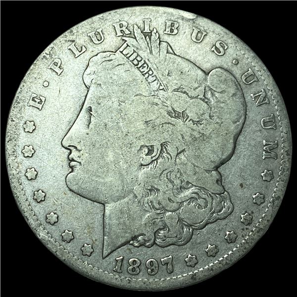 1897-S Silver Morgan Dollar LIGHTLY CIRCULATED