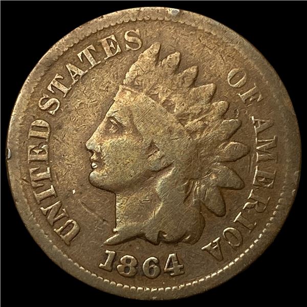 1864 Bronze Indian Head Cent LIGHTLY CIRCULATED