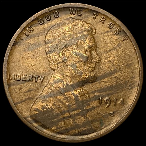 1914-S Lincoln Wheat Cent HIGH GRADE