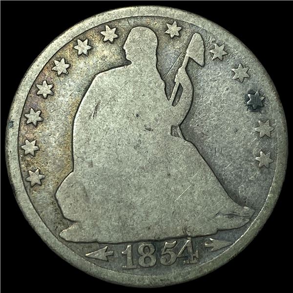 1854-O Silver Half Dollar NICELY CIRCULATED