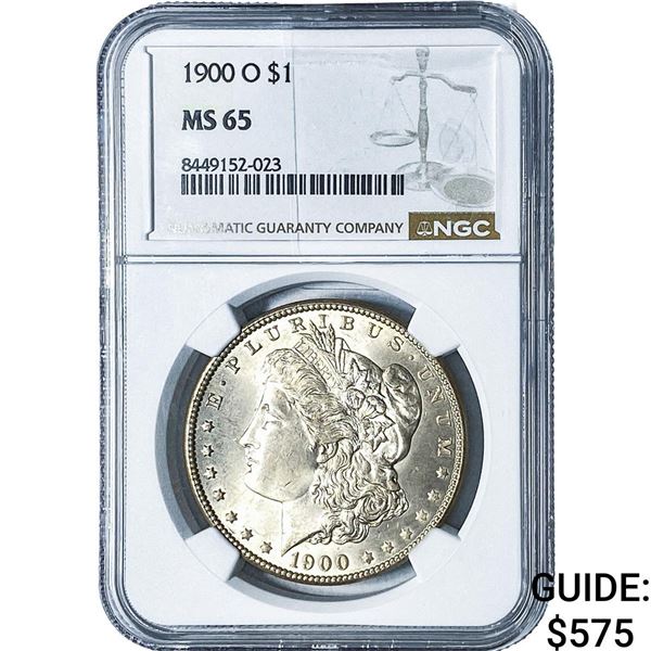 1900-O Morgan Silver Dollar NGC MS65