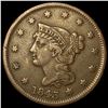 Image 1 : 1843 Braided Hair Large Cent CLOSELY UNCIRCULATED
