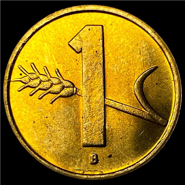 1955-B Switzerland Bronze 1 Rappen
