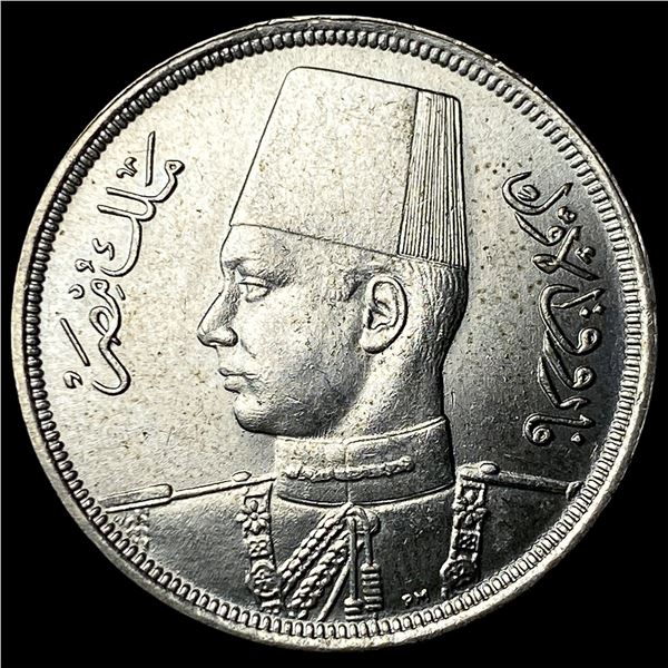 1941 Egypt Copper Nickel 10 Milliemes