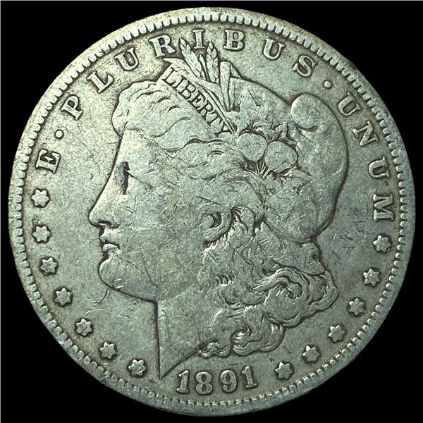 1891-O Silver Morgan Dollar LIGHTLY CIRCULATED
