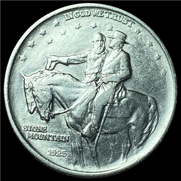 1925 Stone Mountain Silver Half Dollar CLOSELY UNCIRCULATED