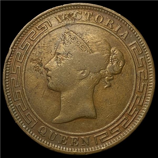 1892 Ceylon Copper 5 Cents