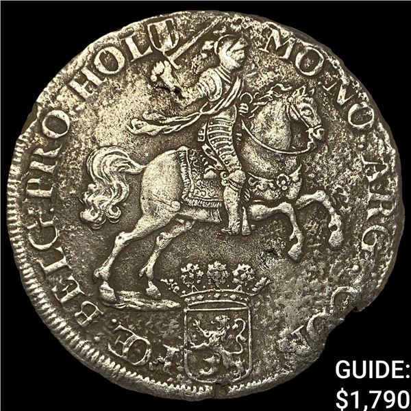 1692 Netherlands Holland Silver Ducaton- Rider