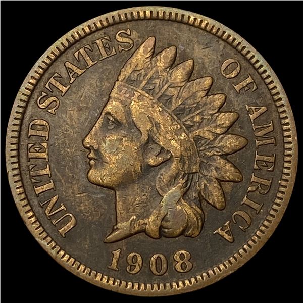 1908-S Indian Head Cent NEARLY UNCIRCULATED