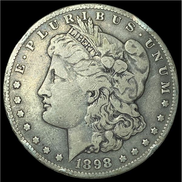 1898-S Silver Morgan Dollar LIGHTLY CIRCULATED
