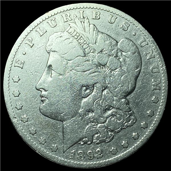 1892-S Morgan Silver Dollar LIGHTLY CIRCULATED