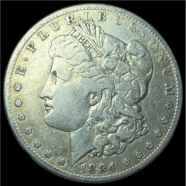 1884 Morgan Silver Dollar LIGHTLY CIRCULATED