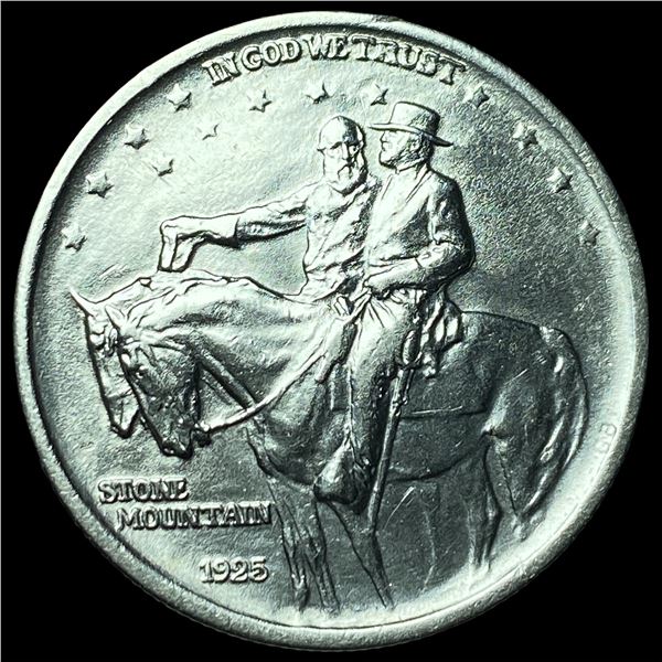 1925 Silver Stone Mountain Half Dollar UNCIRCULATED