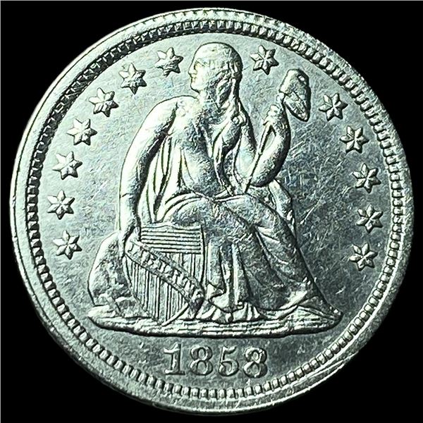 1858 Seated Liberty Dime UNCIRCULATED
