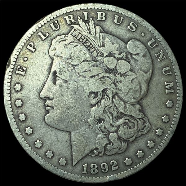 1892-S Silver Morgan Dollar LIGHTLY CIRCULATED
