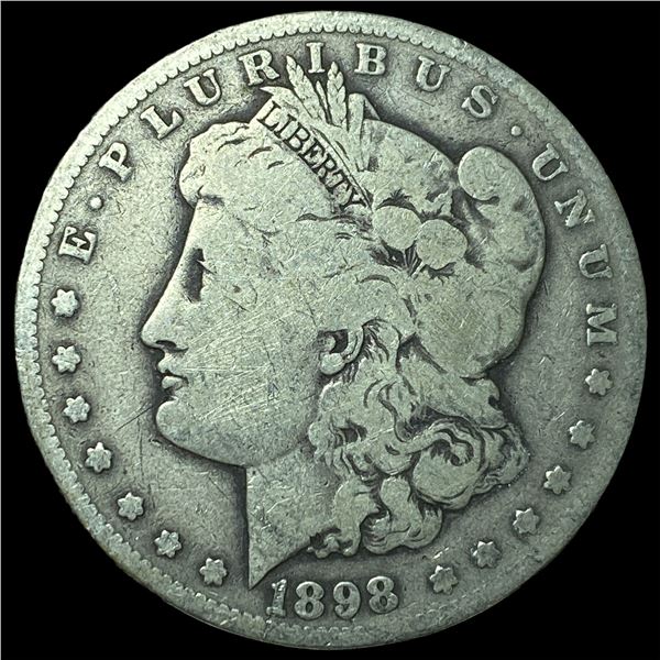1898-S Silver Morgan Dollar LIGHTLY CIRCULATED