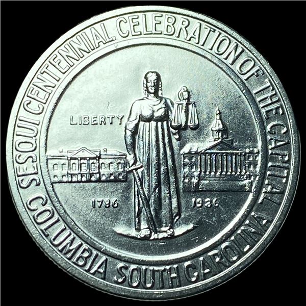 1936 Silver Columbia Sesquicentennial Half Dollar CHOICE BU