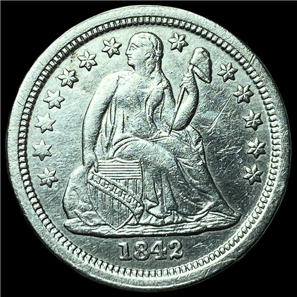 1842-O Silver Seated Liberty Dime UNCIRCULATED