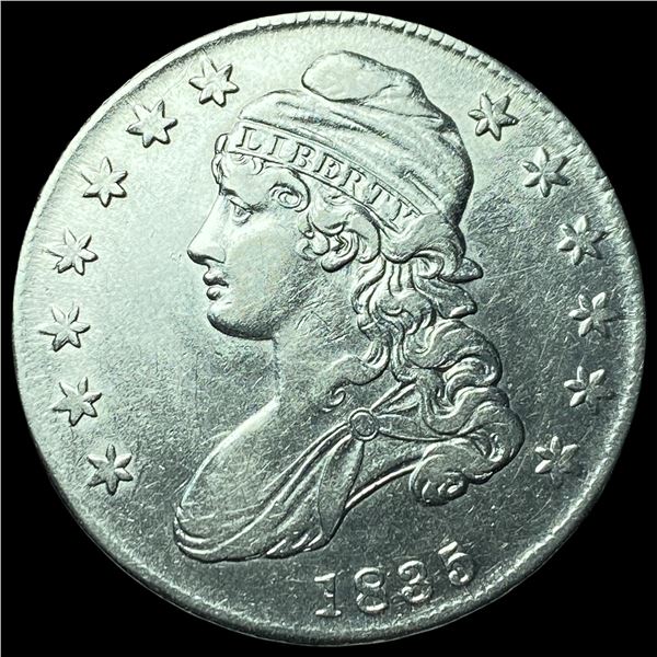 1835 Capped Bust Half Dollar CHOICE AU
