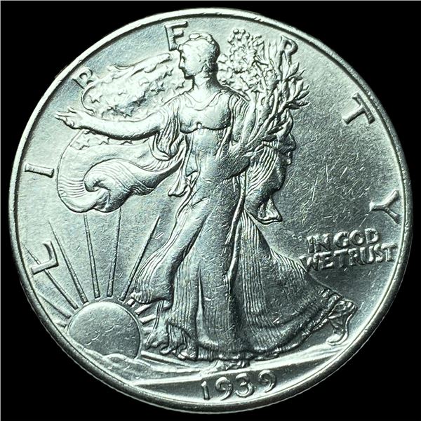 1939-D Silver Walking Liberty Half Dollar UNCIRCULATED