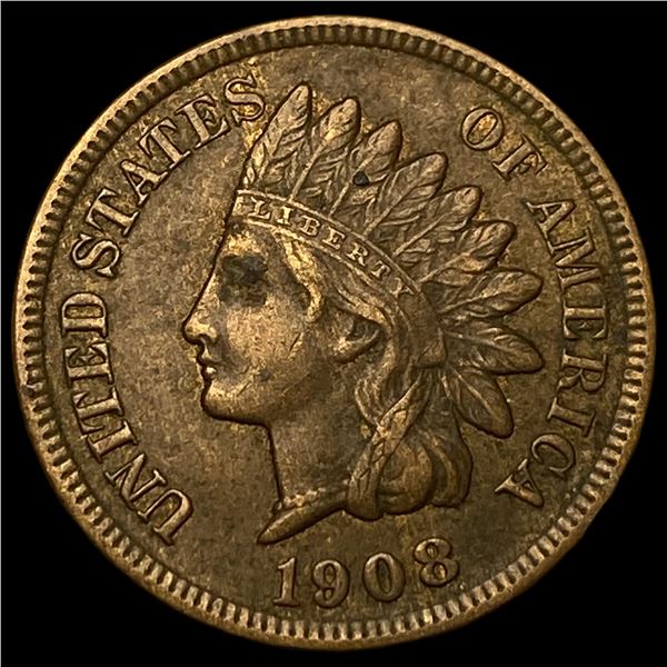 1908 Indian Head Cent CLOSELY UNCIRCULATED
