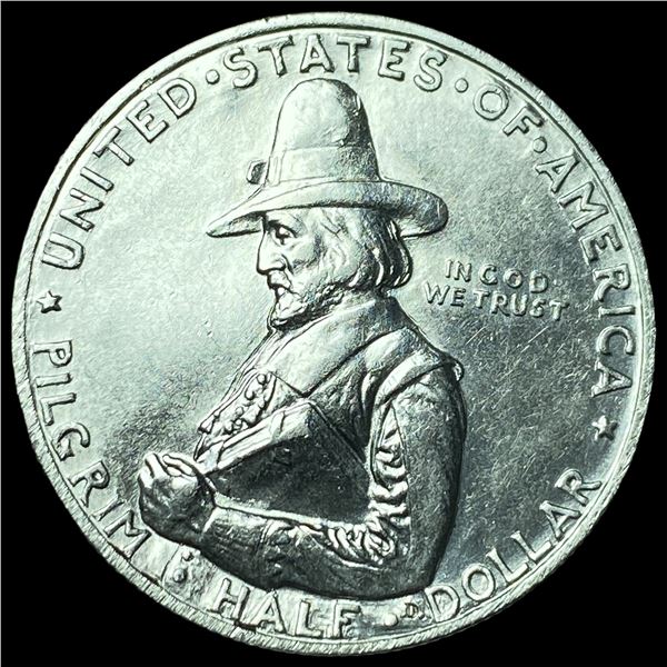 1920 Silver Pilgrim Half Dollar UNCIRCULATED
