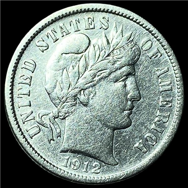 1912-D Silver Barber Dime CLOSELY UNCIRCULATED