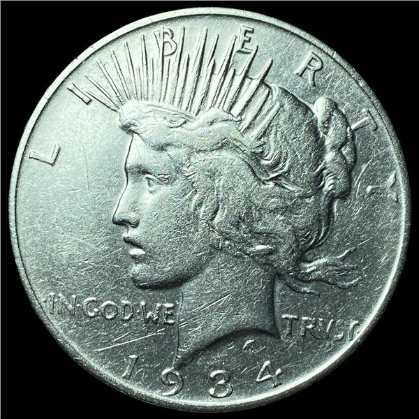 1934 Peace Silver Dollar CLOSELY UNCIRCULATED