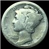 Image 1 : 1921-D Silver Mercury Dime NICELY CIRCULATED