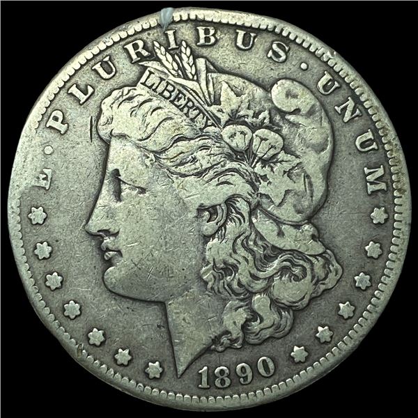1890-CC Silver Morgan Dollar LIGHTLY CIRCULATED