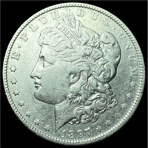 1897-S Silver Morgan Dollar LIGHTLY CIRCULATED