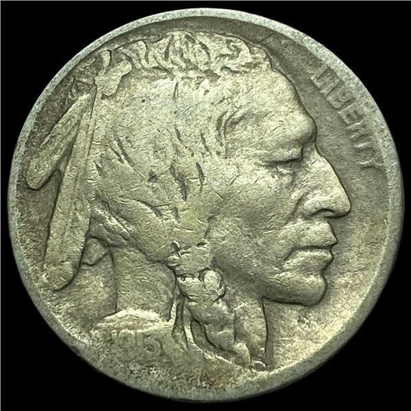 1915-D Buffalo Nickel NEARLY UNCIRCULATED