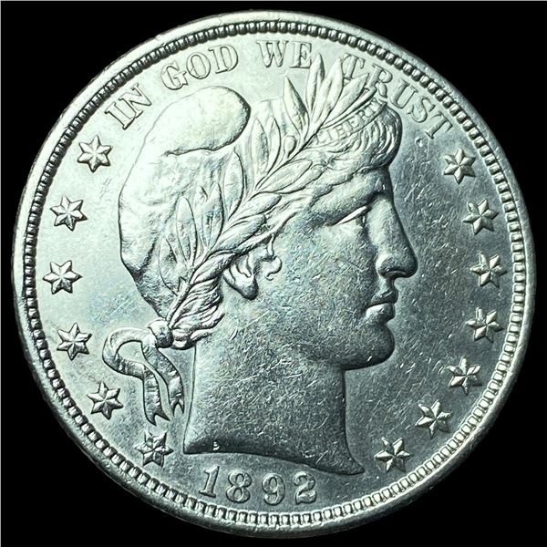 1892 Silver Half Dollar (Barber) UNCIRCULATED
