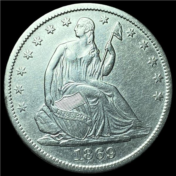 1869-S Silver Half Dollar UNCIRCULATED