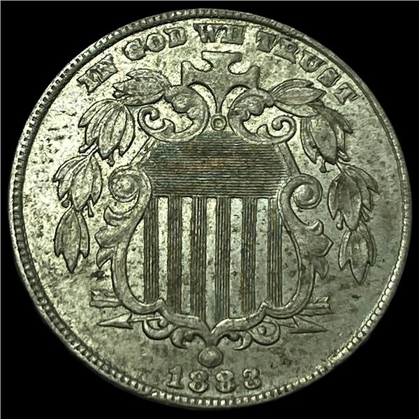 1883 Shield Nickel CLOSELY UNCIRCULATED