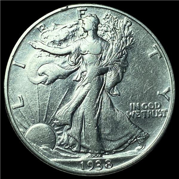 1938-D Silver Walking Liberty Half Dollar UNCIRCULATED