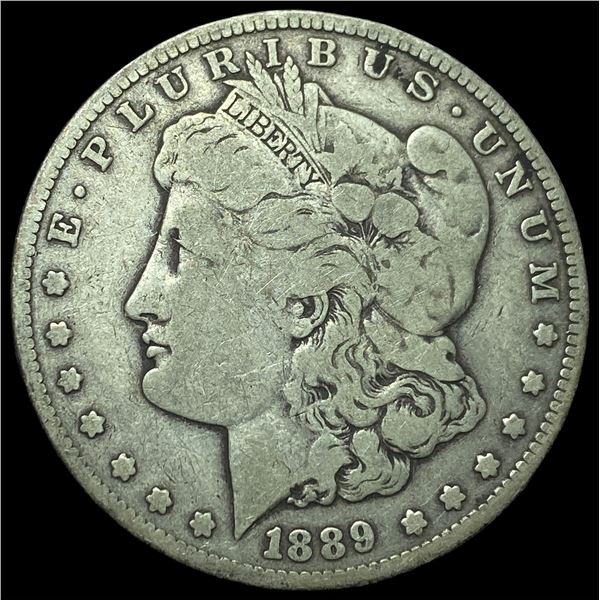 1889 Silver Morgan Dollar LIGHTLY CIRCULATED