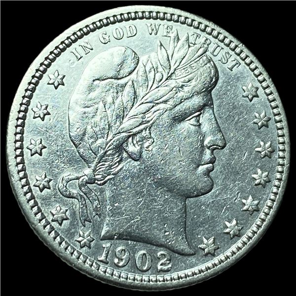 1902 Barber Silver Quarter UNCIRCULATED