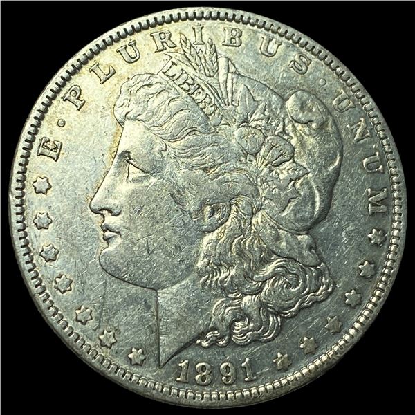 1891-O Silver Morgan Dollar NEARLY UNCIRCULATED