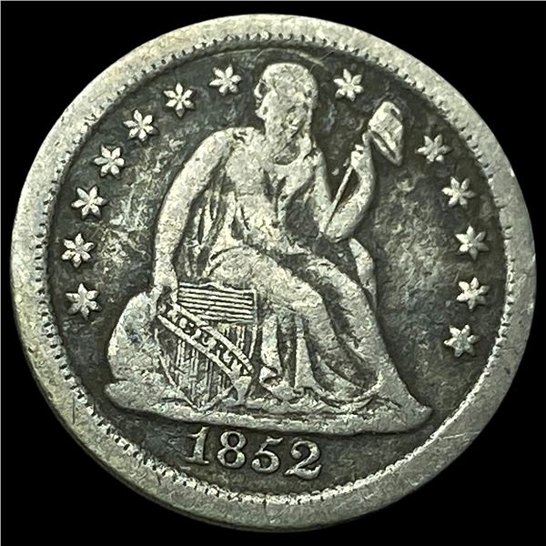 1852-O Silver Seated Liberty Dime LIGHTLY CIRCULATED