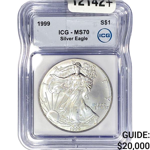 1999 Silver Eagle ICG MS70