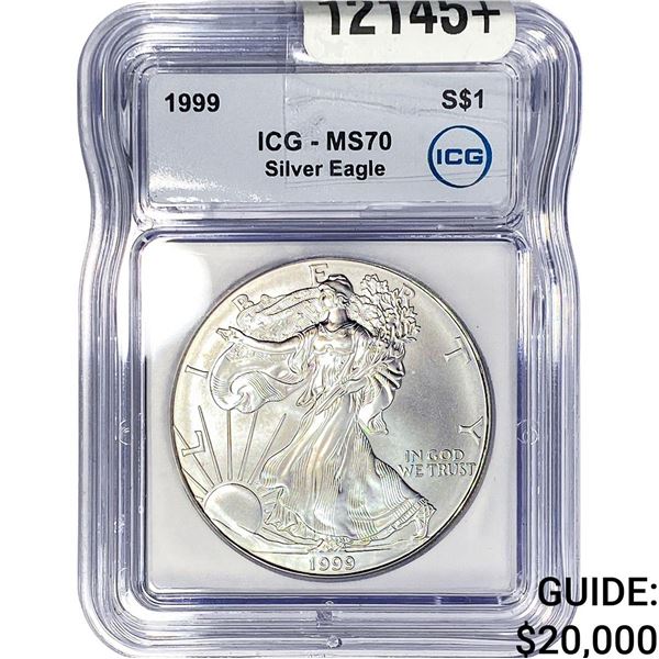 1999 Silver Eagle ICG MS70