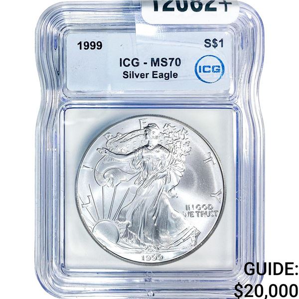 1999 Silver Eagle ICG MS70