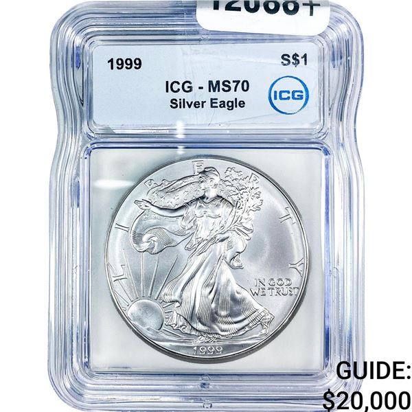 1999 Silver Eagle ICG MS70
