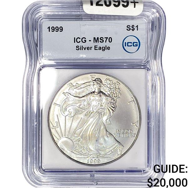 1999 Silver Eagle ICG MS70