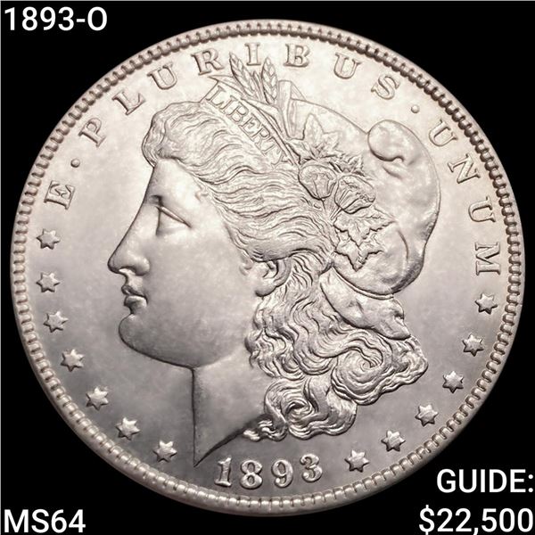 1893-O Morgan Silver Dollar CHOICE BU